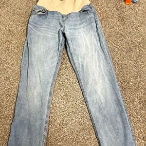 Motherhood Blue Jeggings with Stretchy Waistband